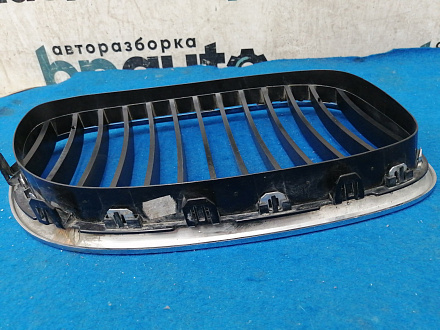 AA031465; Решетка радиатора левая, 13 перемычек (51137211657) для BMW 7 серия F01 F02/БУ; Оригинал; Р1, Мелкий дефект; 