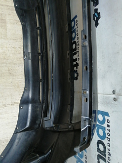 AA046326; Бампер передний; без паркт.; без омыват. (6400C950) для Mitsubishi ASX I (2010-2013)/БУ; Оригинал; Р1, Мелкий дефект; 