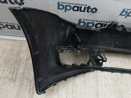 AA044500; Бампер передний; без паркт.; под омыват. (6R0807221) для Volkswagen Polo V Hatchback (2009-2013)/БУ; Оригинал; Р1, Мелкий дефект; 
