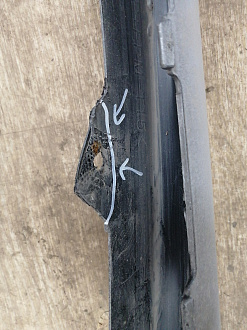 AA030291; Бампер передний; под паркт.; под омыват. (62022-1ME0H) для Infiniti/БУ; Оригинал; Р2, Удовлетворительное; 