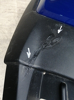 AA045831; Бампер передний; под паркт.; под омыват. (KD45-50031) для Mazda CX-5/БУ; Оригинал; Р2, Удовлетворительное; 