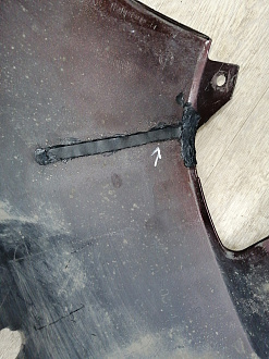 AA045328; Бампер передний; под паркт.; под омыват. (52119-60M50) для Toyota Land Cruiser 200 рест.2 (2015 - 2021)/БУ; Оригинал; Р1, Мелкий дефект; 