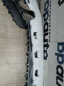 AA045690; Бампер передний; под паркт.; под омыват. (5СU807221A) для Volkswagen Jetta VI рест. (2015-2018)/БУ; Оригинал; Р1, Мелкий дефект; 