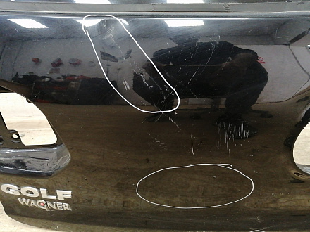 AA029854; Крышка багажника (5K6827025J) для Volkswagen Golf VI HB 5D (2008- 2012)/БУ; Оригинал; Р2, Удовлетворительное; 