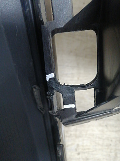 BA000256; Бампер передний, S-line; без паркт.; под омыват. (8R0 807 437 AC) для Audi Q5 I рест. (2012-2017)/БУ; Оригинал; Р1, Мелкий дефект; 