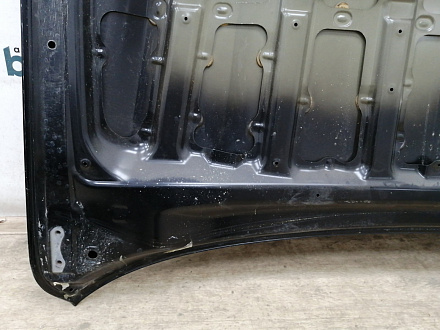 AA017801; Капот ( 53301-60590) для Toyota Land Cruiser/БУ; Оригинал; Р1, Мелкий дефект; (218) Черный перламутр