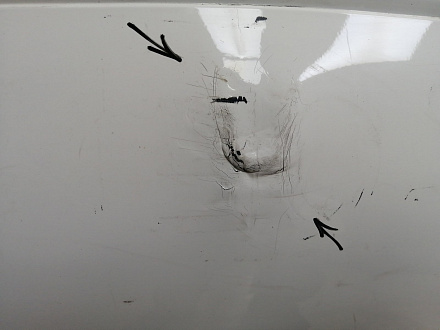 AA046079; Бампер задний; без паркт. (85022 9U040) для Nissan Note/БУ; Оригинал; Р1, Мелкий дефект; 