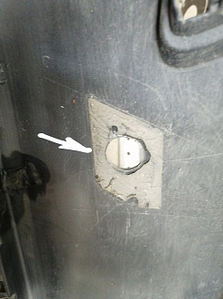 AA045818; Бампер передний; под паркт.; под омыват. (3C8807221F) для Volkswagen Passat CC рест. (2012-2017)/БУ; Оригинал; Р1, Мелкий дефект; 