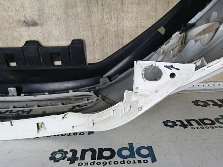 AA045457; Бампер передний, Sport-Style; без паркт.; под омыват. (5N0807221) для Volkswagen Tiguan I (2007- 2011)/БУ; Оригинал; Р1, Мелкий дефект; 