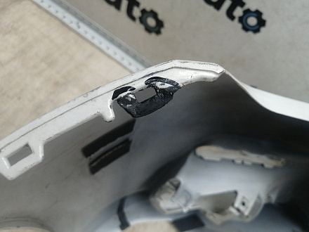 AA045724; Бампер передний; без паркт.; под омыват. (62022-4HB0H) для Infiniti Q50 (2013-2017)/БУ; Оригинал; Р1, Мелкий дефект; 