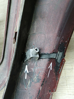 AA045856; Бампер передний; без паркт.; без омыват. (86511-4Y000) для Kia Rio/БУ; Оригинал; Р1, Мелкий дефект; 