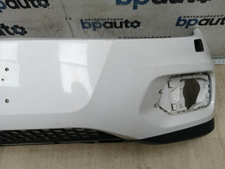 AA045686; Бампер передний, Track-Field; без паркт.; под омыват. (5N0807221T) для Volkswagen Tiguan I рест. (2011- 2016)/БУ; Оригинал; Р1, Мелкий дефект; 