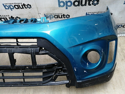 AA045371; Бампер передний; без паркт.; без омыват. (71711-54P) для Suzuki Vitara II (2014 — 2019)/БУ; Оригинал; Р2, Удовлетворительное; 