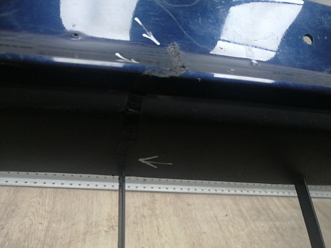 Фотография детали AA045715; Бампер передний; под паркт.; под омыват. (TK48-50031) для Mazda CX-9 II (2016-2021)/БУ; Оригинал; Р1, Мелкий дефект; . Фото номер 9