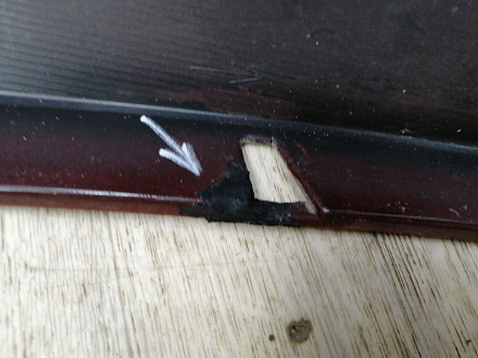 AA046108; Бампер передний; под паркт.; под омыват. (52119-48270) для Lexus RX III (2009 — 2012)/БУ; Оригинал; Р1, Мелкий дефект; 