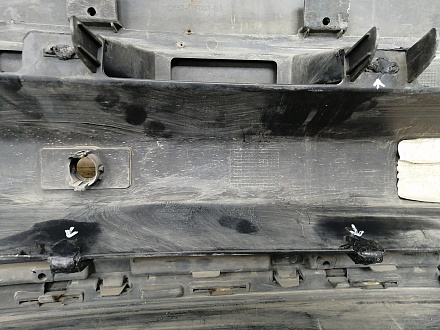 AA017475; Бампер передний; под паркт.; под омыват. (CK52-17F003-AA) для Land Rover Range Rover IV (2012 - 2017)/БУ; Оригинал; Р1, Мелкий дефект; 