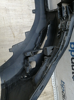 BA000163; Бампер передний; под паркт.; под омыват. (4G0 807 437) для Audi A6 C7/БУ; Оригинал; Р1, Мелкий дефект; 