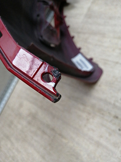 AA045701; Бампер передний; без паркт.; под омыват. (1T0 807 221 M) для Volkswagen Touran II (2010-2015)/БУ; Оригинал; Р2, Удовлетворительное; 