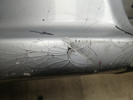 BA000180; Бампер передний; без паркт.; под омыват. (52119-05190) для Toyota Avensis/БУ; Оригинал; Р1, Мелкий дефект; 