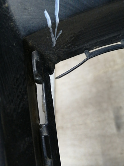 AA045421; Бампер передний; без паркт.; под омыват. (13288286) для Opel Insignia/БУ; Оригинал; Р2, Удовлетворительное; 