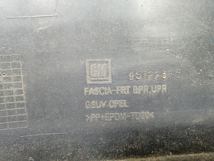 AA044991; Бампер передний; под паркт.; под омыват. (95122388) для Opel Mokka (2012 - 2015)/БУ; Оригинал; Р1, Мелкий дефект; 