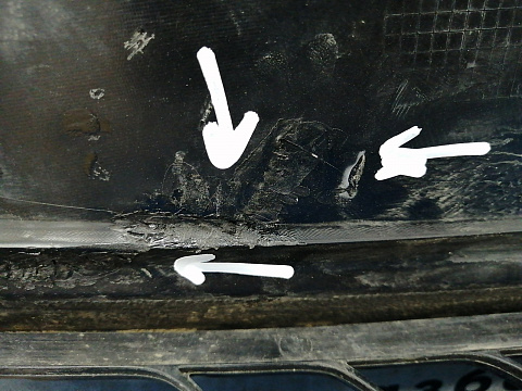 Фотография детали AA028822; Решетка радиатора (86351-3X000) для Hyundai Elantra V (MD) (2010-2013)/БУ; Оригинал; Р1, Мелкий дефект; . Фото номер 9