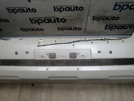 AA045985; Бампер передний; под паркт.; под омыват. (52119-60G50) для Toyota Land Cruiser Prado 150 рест. (2013 — 2017)/БУ; Оригинал; Р2, Удовлетворительное; 