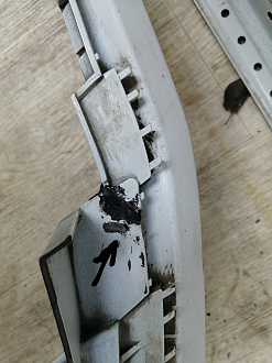 AA045332; Бампер передний; без паркт.; без омыват. (602001892AA) для EXEED LX/БУ; Оригинал; Р1, Мелкий дефект; 