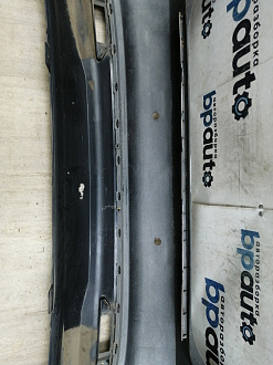 AA046112; Бампер задний; под паркт. (86611-4Y000) для Kia Rio III Sedan (2011- 2015)/БУ; Оригинал; Р1, Мелкий дефект; 