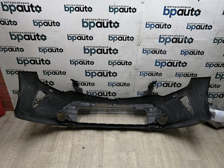 BA000120; Бампер передний; под паркт.; под омыват. (52119-06C40) для Toyota Camry/БУ; Оригинал; Р1, Мелкий дефект; 