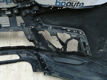 AA044809; Бампер передний; без паркт.; без омыват. (6400J025ZZ) для Mitsubishi ASX I рест.2 (2016- 2019)/БУ; Оригинал; Р1, Мелкий дефект; 