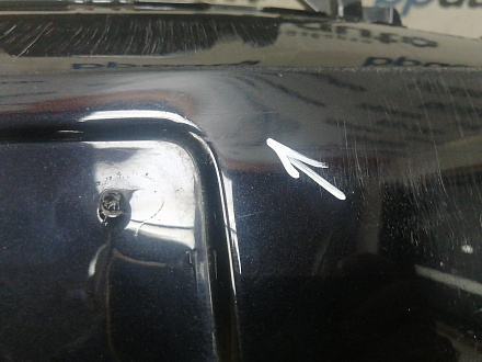 AA045977; Бампер передний; без паркт.; под омыват. (5K0807221) для Volkswagen Golf/БУ; Оригинал; Р1, Мелкий дефект; 