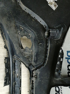 AA045352; Бампер передний; под паркт.; под омыват. (95122388) для Opel Mokka (2012 - 2015)/БУ; Оригинал; Р1, Мелкий дефект; 