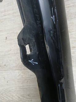 BA000216; Бампер передний; под паркт.; под омыват. (62022-1ME0H) для Infiniti/БУ; Оригинал; Р2, Удовлетворительное; 