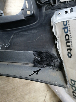 AA045606; Бампер передний, S-line; под паркт.; под омыват. (8T0 807 437 D) для Audi A5/БУ; Оригинал; Р1, Мелкий дефект; 