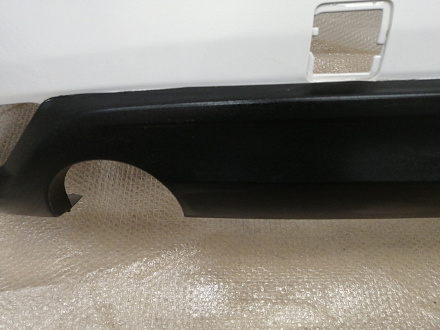 AA037343; Бампер задний; под паркт. (KB8A-50221) для Mazda CX-5 II (2017-2021)/БУ; Оригинал; Р0, Хорошее; (25D) Белый перламутр
