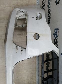 AA045627; Бампер передний; под паркт.; под омыват. (4G0 807 437) для Audi A6 C7/БУ; Оригинал; Р1, Мелкий дефект; 