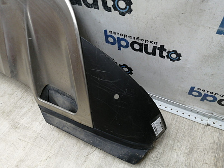 AA045346; Юбка переднего бампера (7P5807061) для Porsche Cayenne II (958) (2010-2014)/БУ; Оригинал; Р1, Мелкий дефект; 