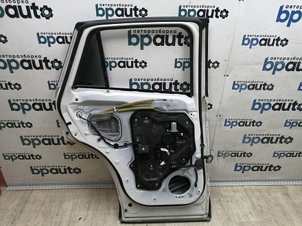 AA045166; Дверь задняя левая (KD53-73010) для Mazda CX-5/БУ; Оригинал; Р0, Хорошее; (34K) Белый перламутр