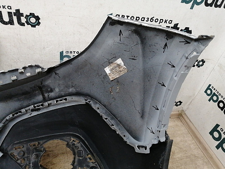 AA041648; Бампер передний; без паркт.; без омыват. (95122388) для Opel Mokka (2012 - 2015)/БУ; Оригинал; Р1, Мелкий дефект; 