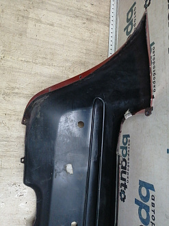 AA046072; Бампер задний, узкий молдинг; под паркт. (85022-BC640) для Nissan Micra III (K12) рест. (2007-2010)/БУ; Оригинал; Р1, Мелкий дефект; 