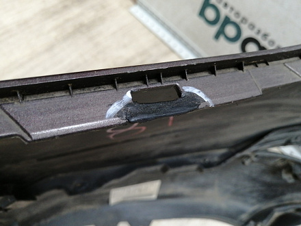 AA044921; Бампер задний (86611-2W000) для Hyundai Santa Fe III (2012 - 2015)/БУ; Оригинал; Р1, Мелкий дефект; 