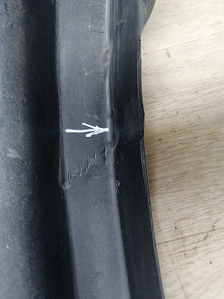 BA000180; Бампер передний; без паркт.; под омыват. (52119-05190) для Toyota Avensis/БУ; Оригинал; Р1, Мелкий дефект; 