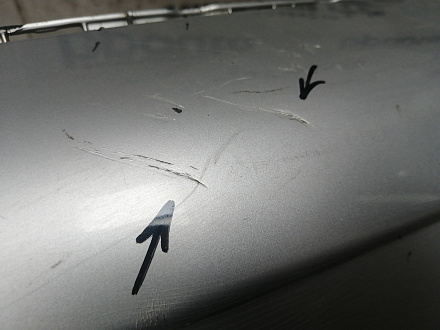 BA000182; Бампер передний; без паркт.; под омыват. (52119-05190) для Toyota Avensis/БУ; Оригинал; Р1, Мелкий дефект; 