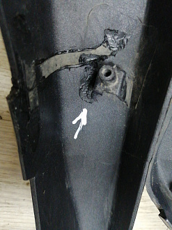 AA045862; Бампер передний; без паркт.; без омыват. (86511-4Y000) для Kia Rio/БУ; Оригинал; Р1, Мелкий дефект; 