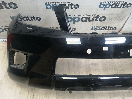 AA046186; Бампер передний; под паркт.; под омыват. (52119-60E01) для Toyota Land Cruiser Prado 150 (2010 — 2013)/БУ; Оригинал; Р1, Мелкий дефект; 