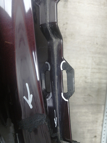 Фотография детали AA045721; Бампер передний; без паркт.; под омыват. (62022-3JA0H) для Infiniti/БУ; Оригинал; Р1, Мелкий дефект; . Фото номер 7