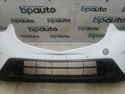 AA045757; Бампер передний; без паркт.; под омыват. (KD45-50031) для Mazda CX-5/БУ; Оригинал; Р1, Мелкий дефект; 