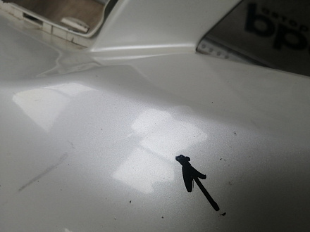 AA045980; Бампер передний; под паркт.; под омыват. (52119-60E01) для Toyota Land Cruiser Prado 150 (2010 — 2013)/БУ; Оригинал; Р1, Мелкий дефект; 