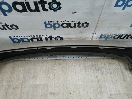 AA046114; Бампер задний; без паркт. (86611-4Y000) для Kia Rio III Sedan (2011- 2015)/БУ; Оригинал; Р1, Мелкий дефект; 